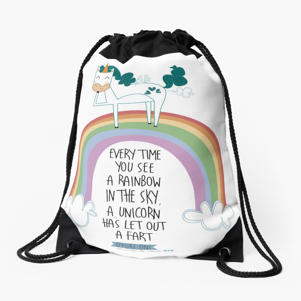 Unicorn fart Mochila saco