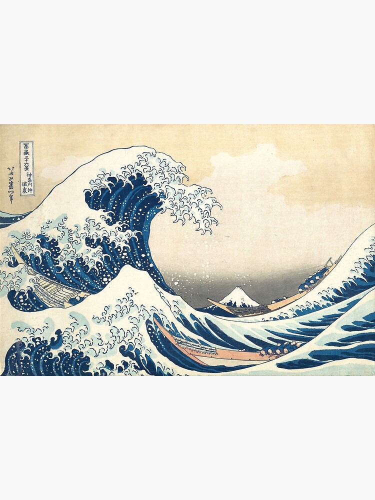 The Great Wave of Kanagawa of Hokusai by fourretout
