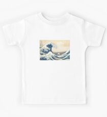 Die große Welle von Kanagawa von Hokusai Kinder T-Shirt