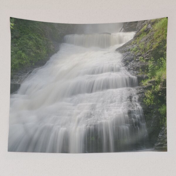 Item preview, Waterfall duvet cover with waterfall cutout - nature - designed and sold by Kentala.