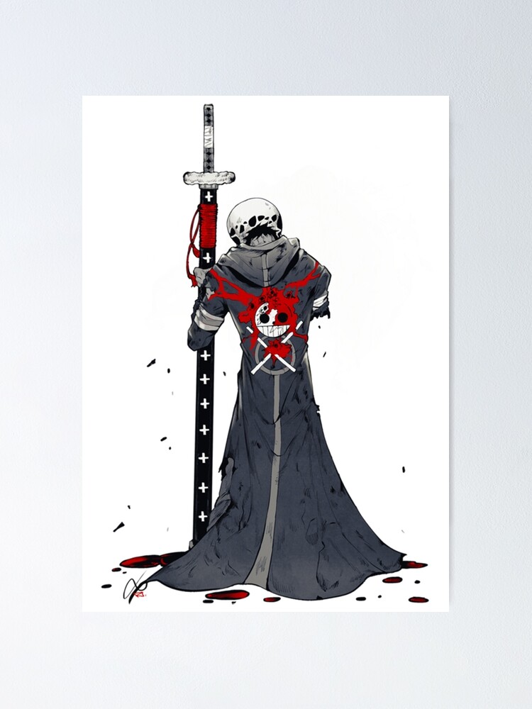 Trafalgar Law Corazon Poster By Sgenki Redbubble
