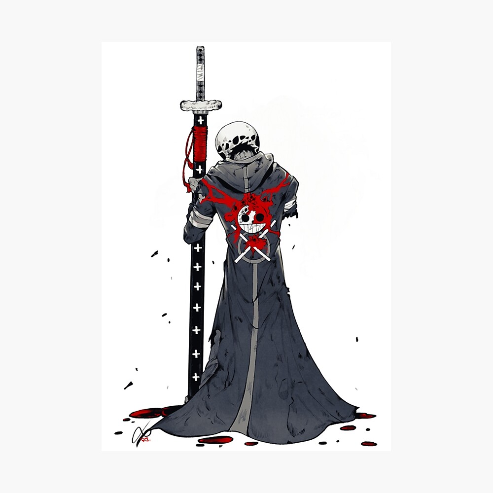 Trafalgar Law Corazon Poster By Sgenki Redbubble