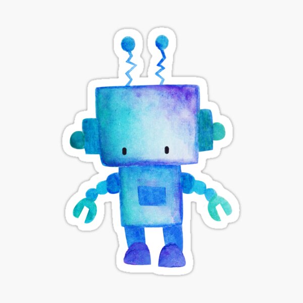 Cute robot Sticker