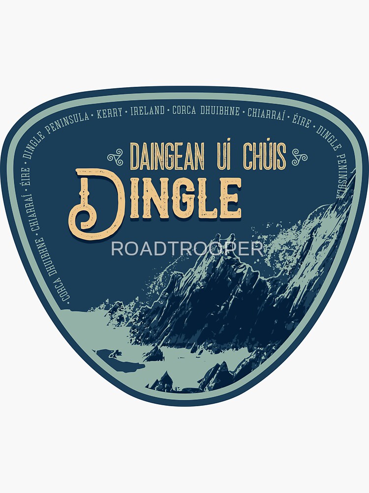 Ireland - Dingle Peninsula T-Shirt + Sticker 3 by ROADTROOPER