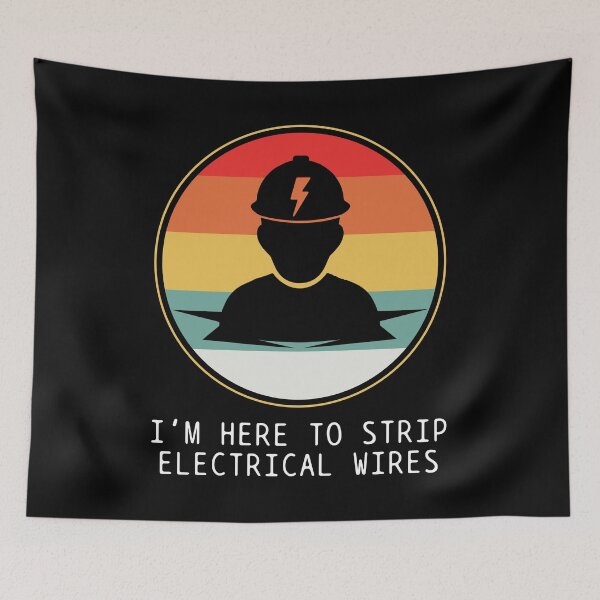 Item preview, ELECTRICIAN RETRO CLAIM designed and sold by 4tomic.