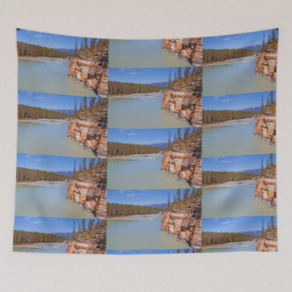 Item preview, Canada. Canadian Rockies. Jasper National Park. Athabasca River. Cliff. designed and sold by vadim19.