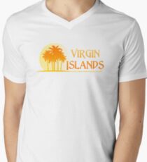 Virgin Islands Paradise Men's V-Neck T-Shirt