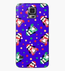 Cute Christmas Penguins Case/Skin for Samsung Galaxy