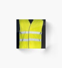 Bloque acrílico Gilet Jaune - Chaqueta De Chaleco Amarillo - Chaquetas