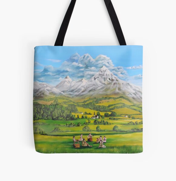 The Sound of Music oil painting All Over Print Tote Bag