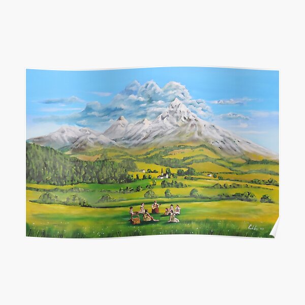 The Sound of Music oil painting Poster