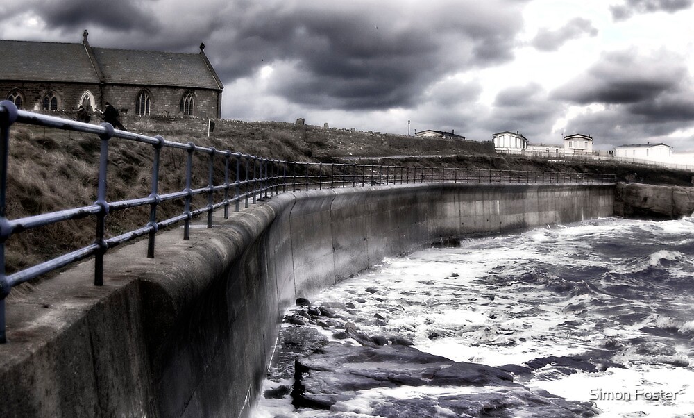 "Newbiggin by the sea" by Simon Foster Redbubble
