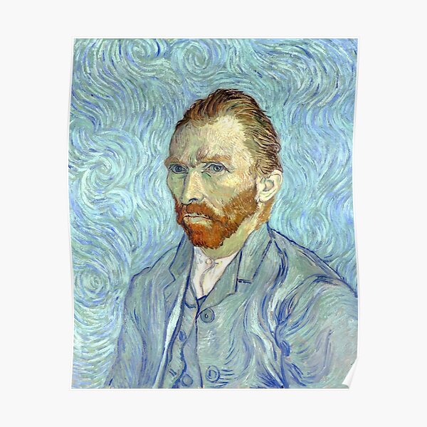 Selbstbildnis von Vincent Van Gogh Poster