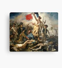 Liberty guiding the people of Eugène Delacroix Metal Print