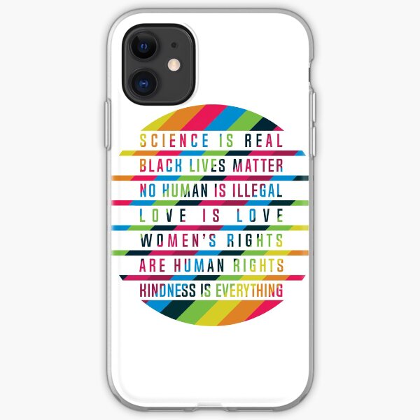 Science is Real Black Lives Matter iPhone Soft Case