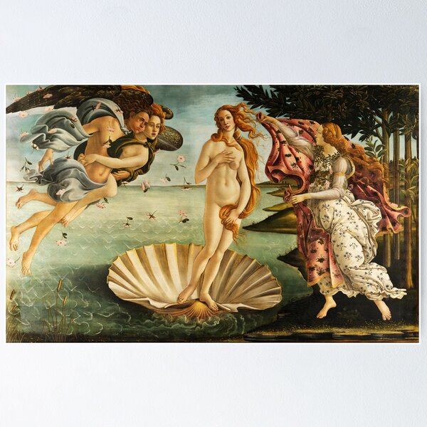 Aperçu de l'œuvre La Naissance de Vénus de Botticelli créée et vendue par fourretout.