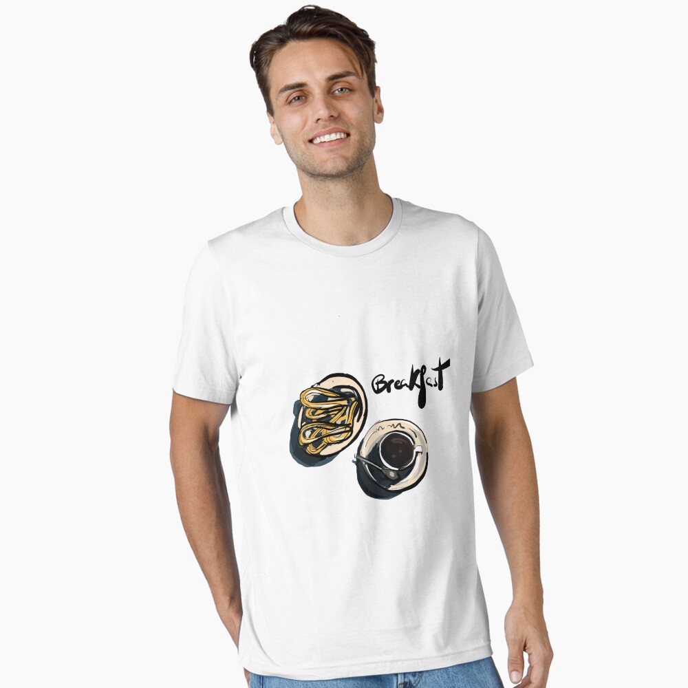 Vista previa del artículo con la obra «Camiseta esencial», diseñado y vendido por CovoStudio.