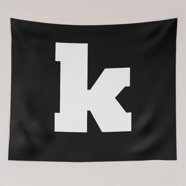 Item preview, Alphabet K (lowercase letter k), Letter K designed and sold by marosharaf.