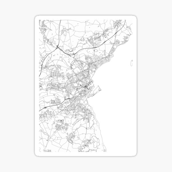 Kopenhagen Karte Poster Print Wandkunst Danemark Geschenk Zum Ausdrucken Home Und Kindergarten Moderne Karte Dekor Fur Buro Map Art Map Gifts Sticker Von Marzzgraphics Redbubble