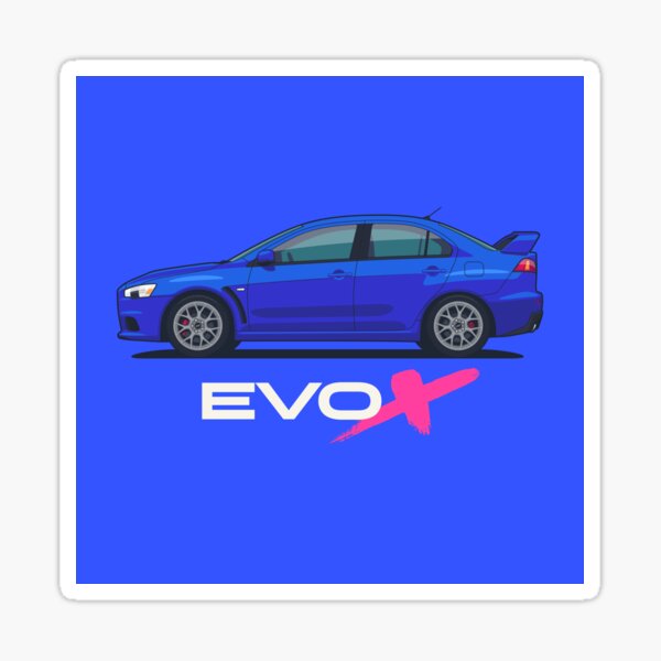 Evo X Stickers Redbubble