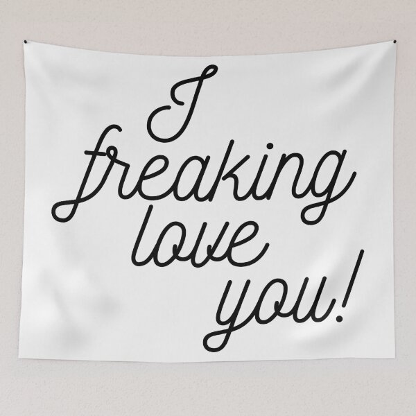 Item preview, I freaking love you! designed and sold by jpjournals.