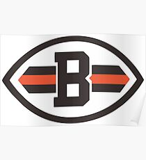 Cleveland browns Logo 2 Poster