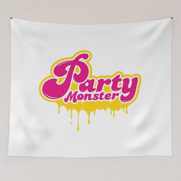 Item preview, PARTY MONSTER DRIPPING TYPO, BY SUBGIRL designed and sold by SUBGIRL.