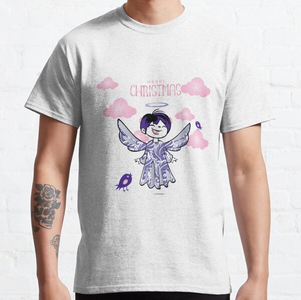Violet Christmas Angel Classic T-Shirt