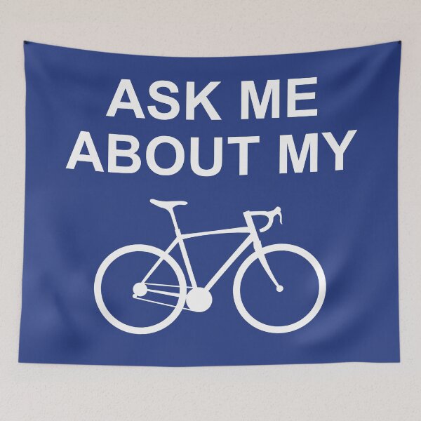 Item preview, Ask Me About My Bike designed and sold by Esskay Designs.
