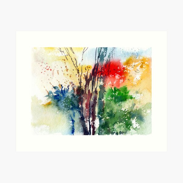 Red And Green Art Print