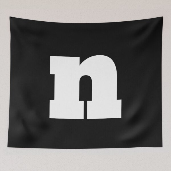 Item preview, Alphabet N (lowercase letter n), Letter N designed and sold by marosharaf.