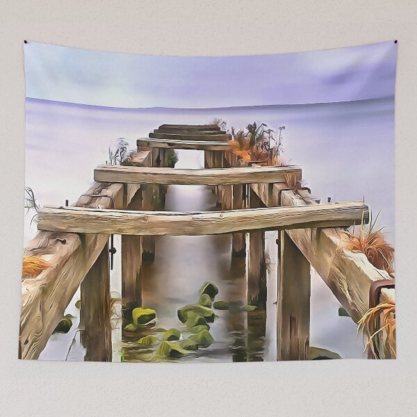 Item preview, Derrytrasna Jetty, Ireland. (Painting) designed and sold by cmphotographs.