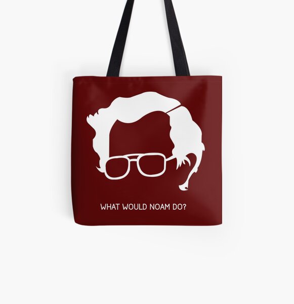 Noam Chomsky All Over Print Tote Bag