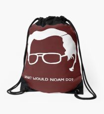 Noam Chomsky Drawstring Bag