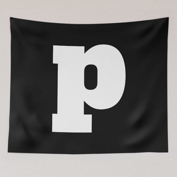 Item preview, Alphabet P (lowercase letter p), Letter P designed and sold by marosharaf.