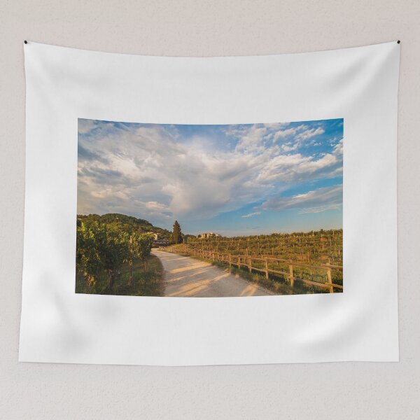 Item preview, Sunset in the vineyards of Rosazzo after the storm designed and sold by zakaz86.
