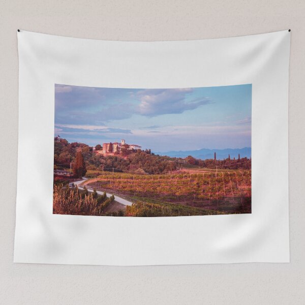 Item preview, Sunset in the vineyards of Rosazzo after the storm designed and sold by zakaz86.