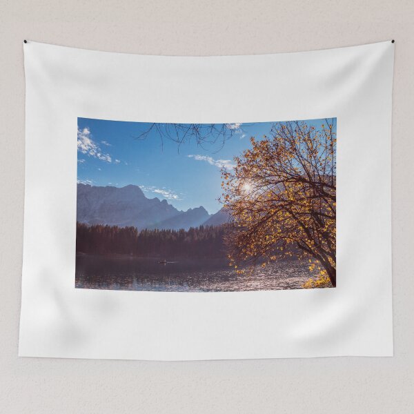 Item preview, Colorful autumn foliage at the alpine lake designed and sold by zakaz86.