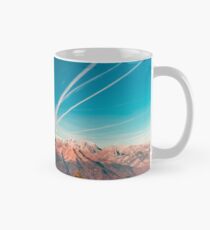 Sunny autumn day at the mount Tersadia in the italian alps Mug