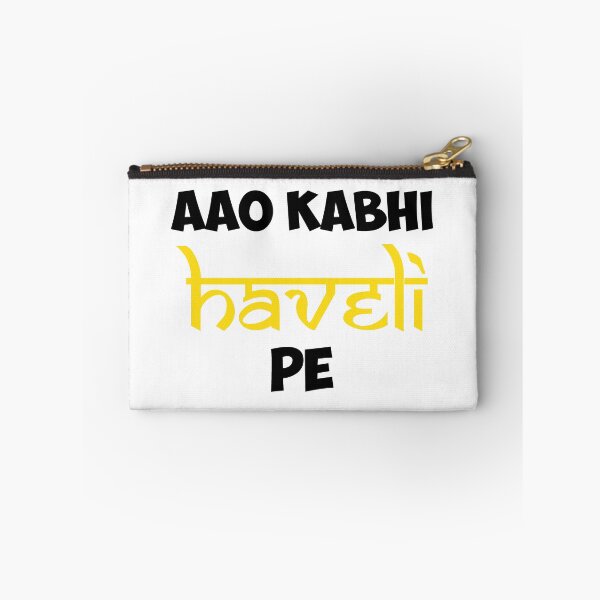 Item preview, Aao Kabhi Haveli Pe Hindi Bollywood Movie Meme designed and sold by alltheprints.