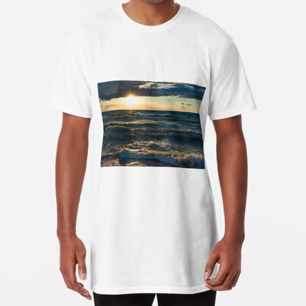 Lake Huron Storm Long T-Shirt