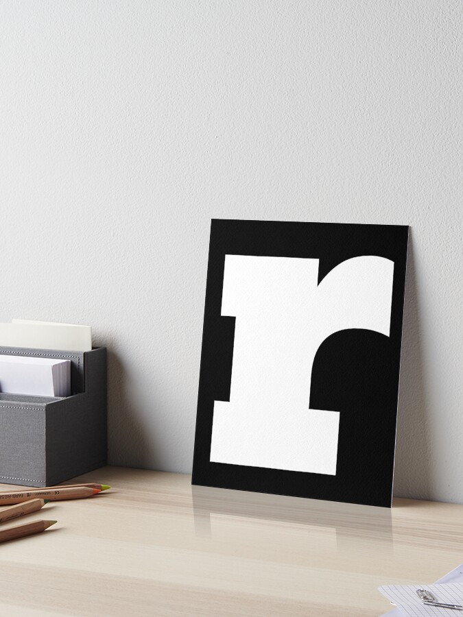Alphabet R Lowercase Letter R Letter R Art Board Print By Marosharaf Redbubble