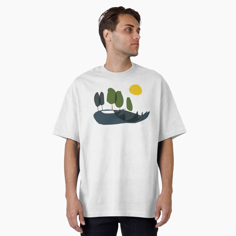 Vista previa del artículo con la obra «Camiseta oversize», diseñado y vendido por CovoStudio.
