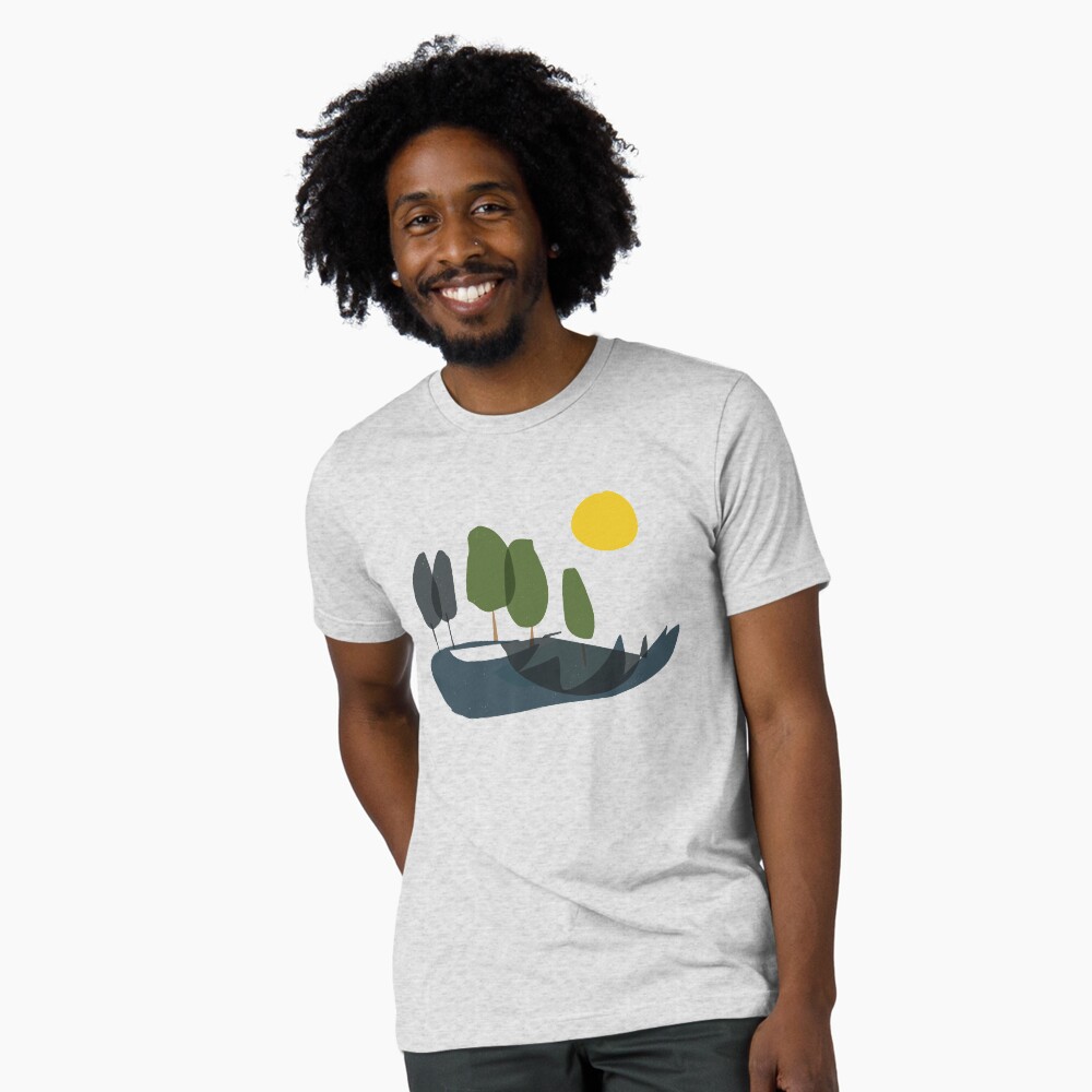Vista previa del artículo con la obra «Camiseta de tejido mixto», diseñado y vendido por CovoStudio.