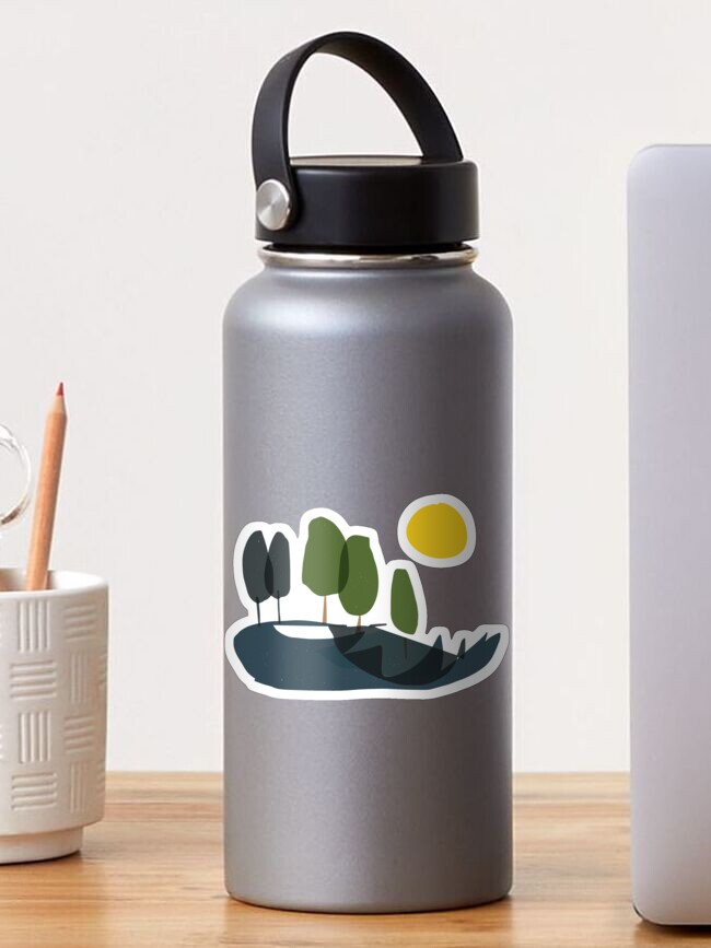 Imagen 1 de 3, Pegatina con la obra Ilustración paisaje | Toscana, diseñada y vendida por CovoStudio.