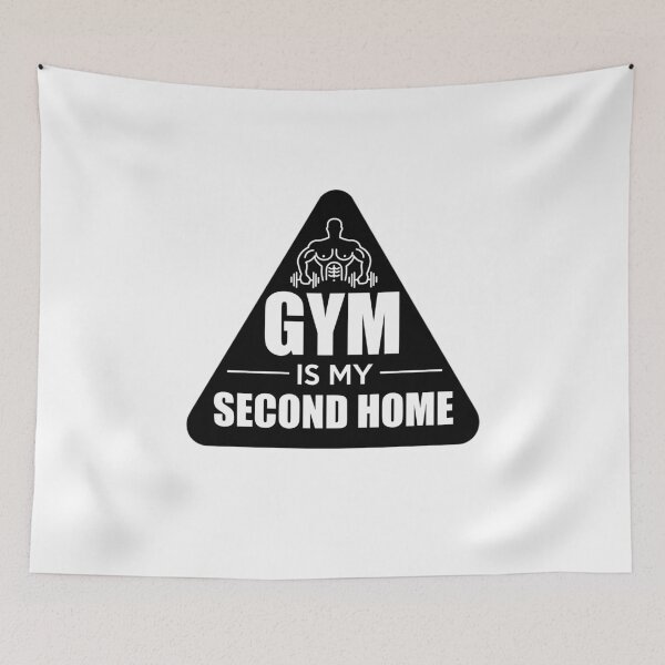 Item preview, The gym is my second home designed and sold by Dsigns.
