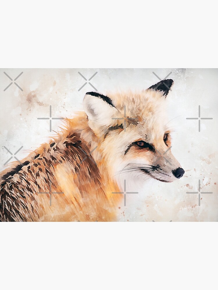 Painted Fox by Amanda-Lakey