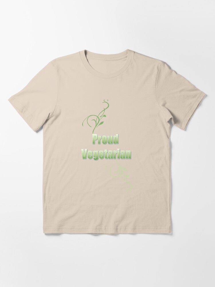 Alternate view of Proud Vegetarian Essential T-Shirt