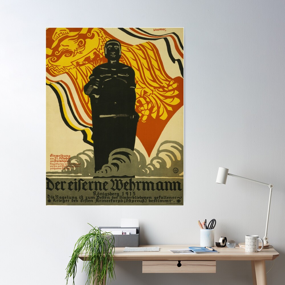 Königsberg Iron Warrior 1915 Poster