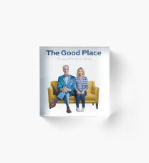 The (Knitted) Good Place Acrylic Block